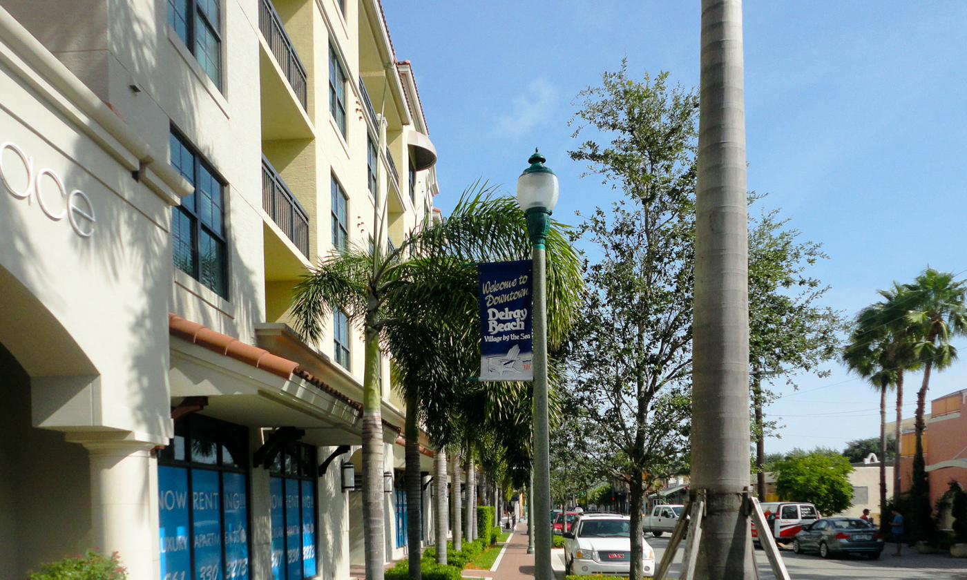 Delray Beach downtown area